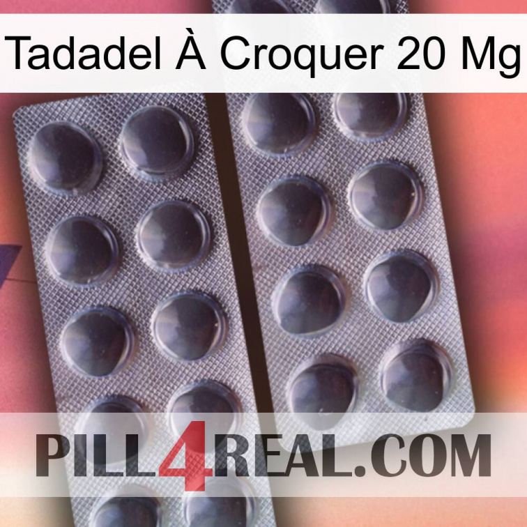 Tadadel À Croquer 20 Mg 31